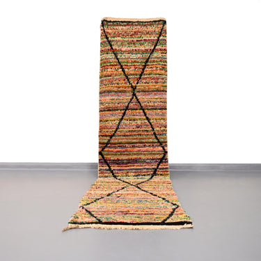 Vintage Runner Moroccan Rug 2.6 x 10.7 feet / 81x 326 cm - Ettilux Home